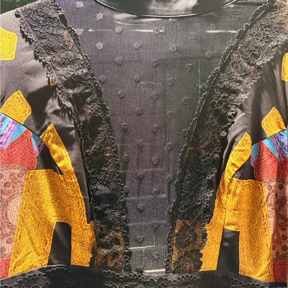 Colorful Patterned Maxi Dress - Picture 2 of 3